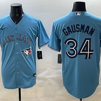 Men's Toronto Blue Jays Kevin Gausman #34 Powder Blue Player Jersey
