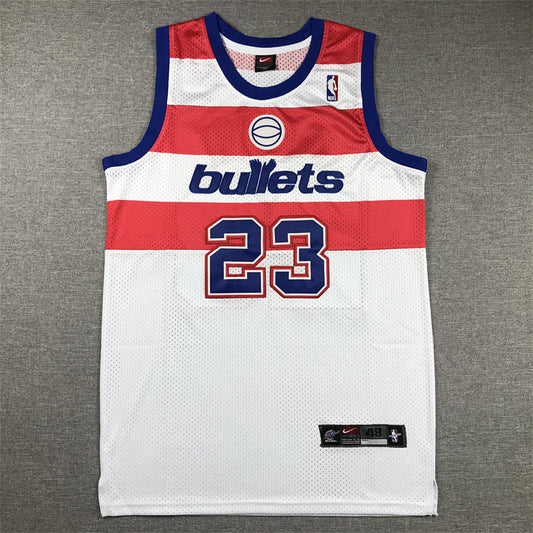 Men's Washington Wizards Michael Jordan #23 White Swingman Jersey1