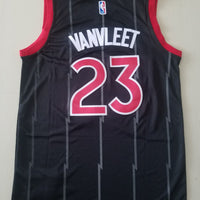 Men's Toronto Raptors Fred VanVleet Black 2020/21 Player Jersey1