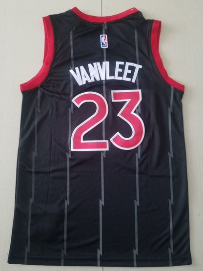 Men's Toronto Raptors Fred VanVleet Black 2020/21 Player Jersey1