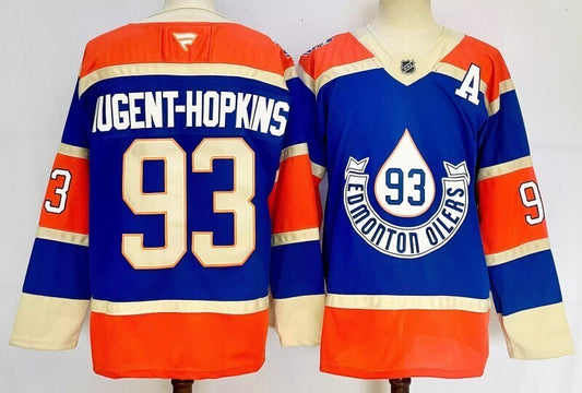 Men's Edmonton Oilers Ryan Nugent-Hopkins #93 Fanatics Royal Player Game Jersey