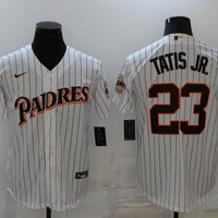 Men's San Diego Padres Fernando Tatis Jr. #23 White Alternate Replica Player Jersey1