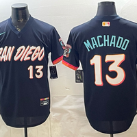 Men's San Diego Padres Manny Machado #13 Obsidian 2026 City Connect Stadium Jersey