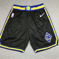 Men's Golden State Warriors Black City Edition Basketball Shorts1