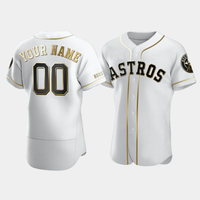 Men's Houston Astros White Replica Custom Jersey1