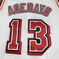 Men's Miami Heat Bam Adebayo #13 White 2022/23 Swingman Jersey1 - Classic Edition
