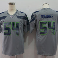 Men's Seattle Seahawks Bobby Wagner #54 Gray Game Jersey