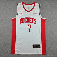 Kevin Durant #7 Houston Rockets White 2020-21 Swingman Jersey Association Edition - JerseysFreak