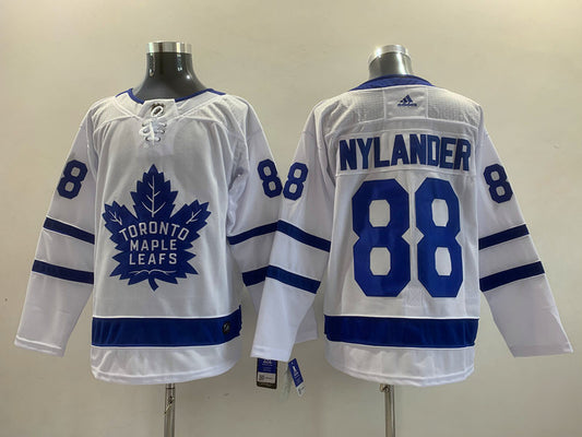 Men's Toronto Maple Leafs William Nylander #88 White Player Game Jersey1