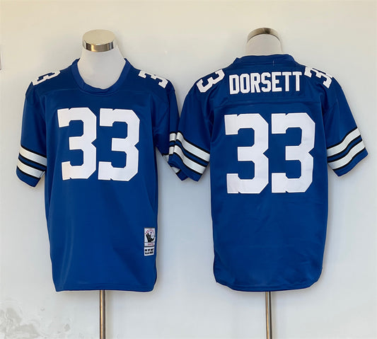 Men's Dallas Cowboys Tony Dorsett Mitchell & Ness Blue Legacy Replica Jersey1