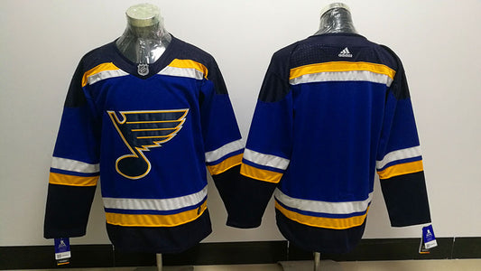 Men's St. Louis Blues Blue Breakaway Home Blank Jersey1