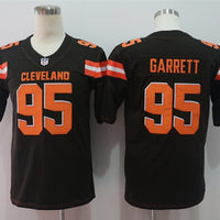 Men's Cleveland Browns Myles Garrett #95 Brown Player Game Jersey1