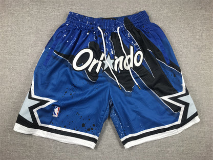 Men's Orlando Magic Blue Swingman Pocket Shorts1
