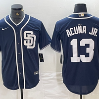 Men's San Diego Padres Manny Machado #13 Navy Limited Player Jersey1