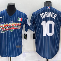 Men's Los Angeles Dodgers Justin Turner #10 Blue Authentic Game Jersey1
