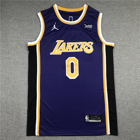 Men's Los Angeles Lakers Russell Westbrook Purple 2020/21 Swingman Player Jersey1