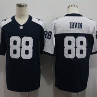 Men's Dallas Cowboys Michael Irvin #88 Navy Alternate Custom1 Game Jersey1