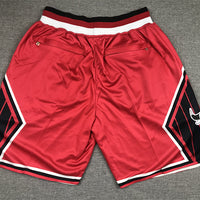 Men's Chicago Bulls Red City Edition Basketball Shorts1