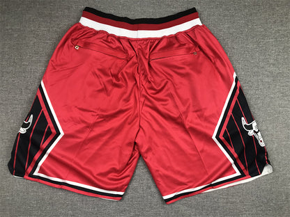 Men's Chicago Bulls Red City Edition Basketball Shorts1