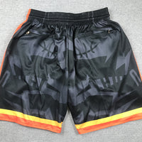 Men's Oklahoma City Thunder Black City Edition Pocket Shorts1