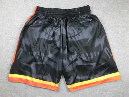 Men's Oklahoma City Thunder Black City Edition Pocket Shorts1