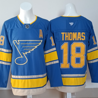 Men's St. Louis Blues Robert Thomas #18 Blue Breakaway Player Jersey