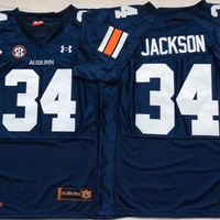 Men's Auburn Tigers Bo Jackson #34 Navy Player Game Jersey