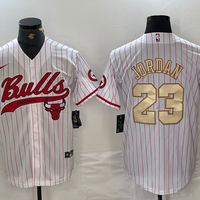 Men's Chicago Bulls Michael Jordan #23 White Replica Player Jersey