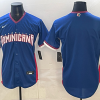 Men's Dominican Republic Baseball Royal 2026 World Baseball Classic Stadium Jersey