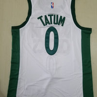 Men's Boston Celtics Jayson Tatum White Swingman Player Jersey1 - City Edition