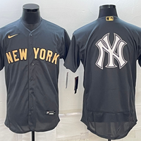Men's New York Yankees Dark Gray Replica Player Jersey1