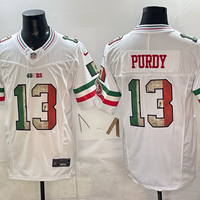 Men's San Francisco 49ers Brock Purdy #13 White Game Jersey