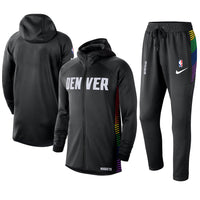 Men's Denver Nuggets 2019/20 Showtime Full-Zip Therma Flex Performance Hoodie