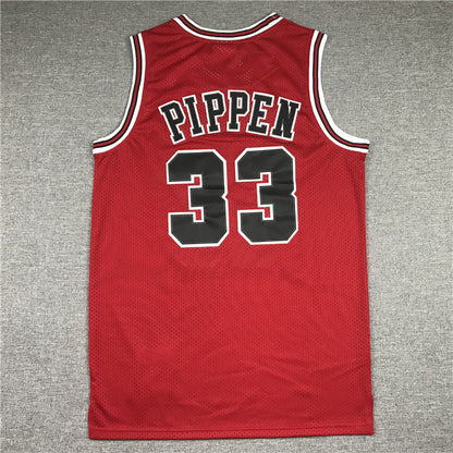 Men's Chicago Bulls Scottie Pippen Red 1997-98 Hardwood Classics Swingman Jersey1