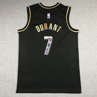 Men's Brooklyn Nets Kevin Durant #7 Black Swingman Player Jersey1