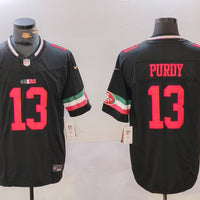 Men's San Francisco 49ers Brock Purdy #13 Black Vapor F.U.S.E. Limited Jersey1