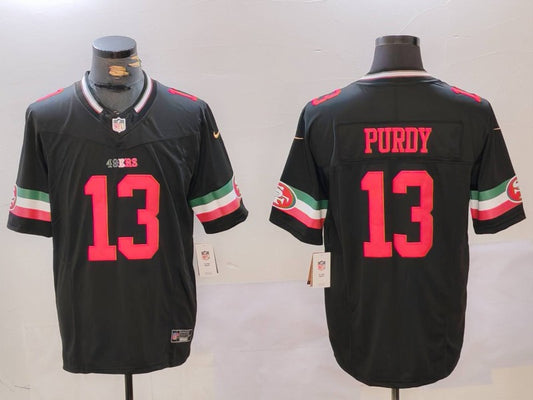 Men's San Francisco 49ers Brock Purdy #13 Black Vapor F.U.S.E. Limited Jersey1