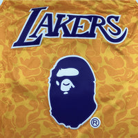 Men's Los Angeles Lakers LeBron James #23 NBA Orange Swingman Jersey1