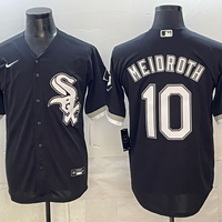 Men's Chicago White Sox Chase Meidroth #10 Black Alternate Replica Jersey