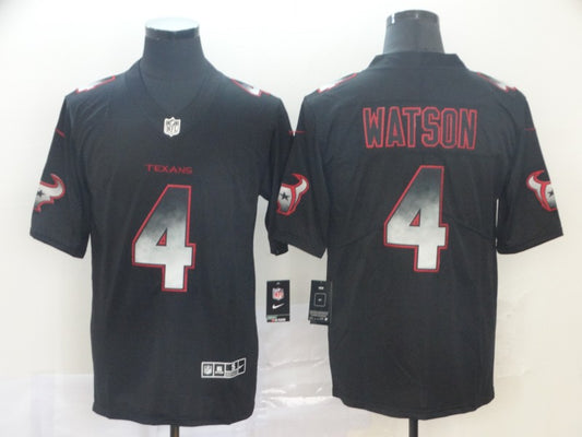Men's Houston Texans #4 Deshaun Watson Black Player Jersey1