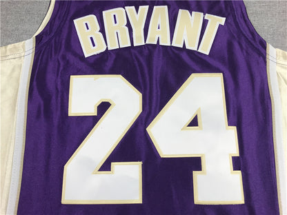 Men's Los Angeles Lakers Kobe Bryant Hall of Fame Purple Hardwood Classics Jersey1