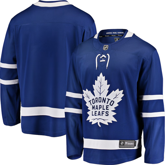Men's Toronto Maple Leafs Fanatics Blue Blank Jersey