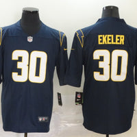 Men's Los Angeles Chargers Austin Ekeler #30 Navy Alternate Game Jersey1