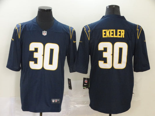 Men's Los Angeles Chargers Austin Ekeler #30 Navy Alternate Game Jersey1