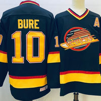 Men's Vancouver Canucks Pavel Bure #10 Fanatics Black Alternate Premium Jersey