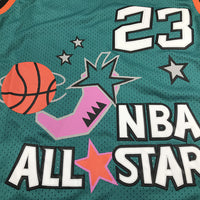 Michael Jordan Chicago Bulls Green All Star Jersey - 3