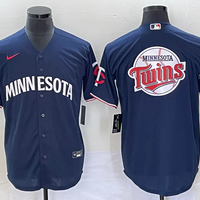 Men's Minnesota Twins Navy Alternate Replica Team Jersey1