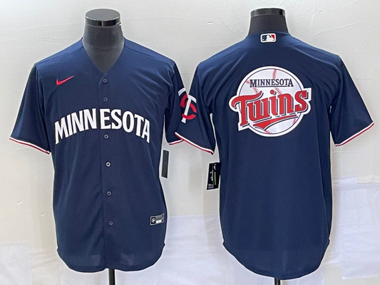 Men's Minnesota Twins Navy Alternate Replica Team Jersey1