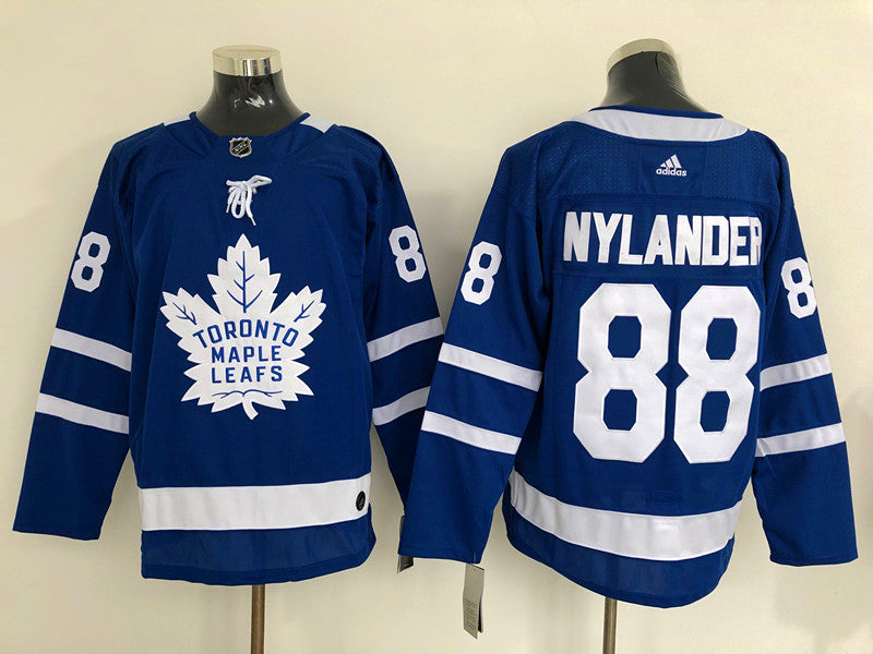 Men's Toronto Maple Leafs William Nylander #88 Blue Replica Player Jersey1