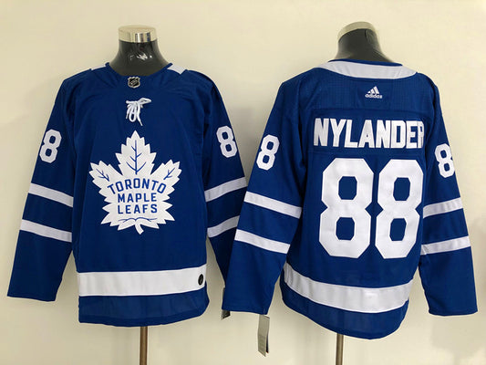 Men's Toronto Maple Leafs William Nylander #88 Blue Replica Player Jersey1